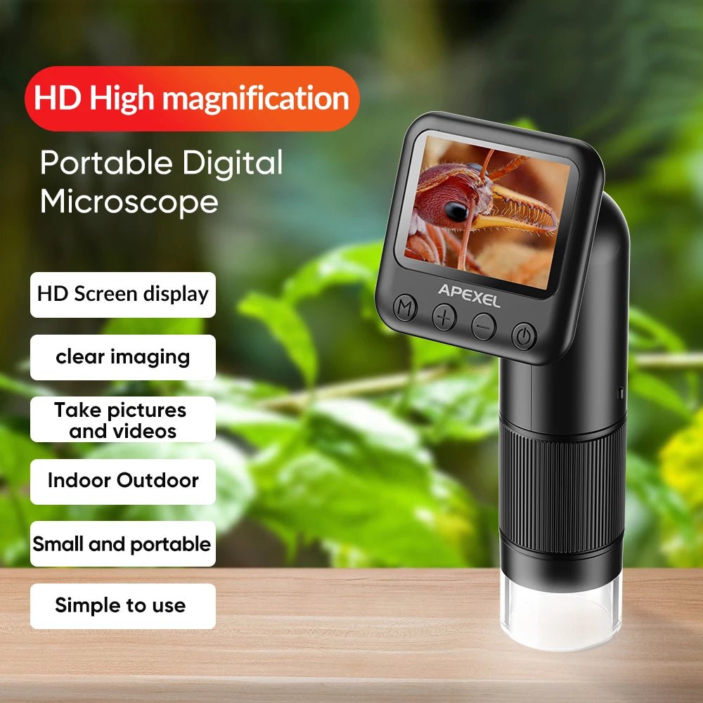 800X HD DIGITAL MICROSCOPE| HANDHELD USB POCKET MICROSCOPE