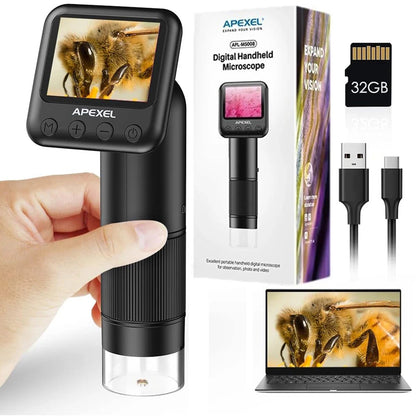 800X HD DIGITAL MICROSCOPE| HANDHELD USB POCKET MICROSCOPE