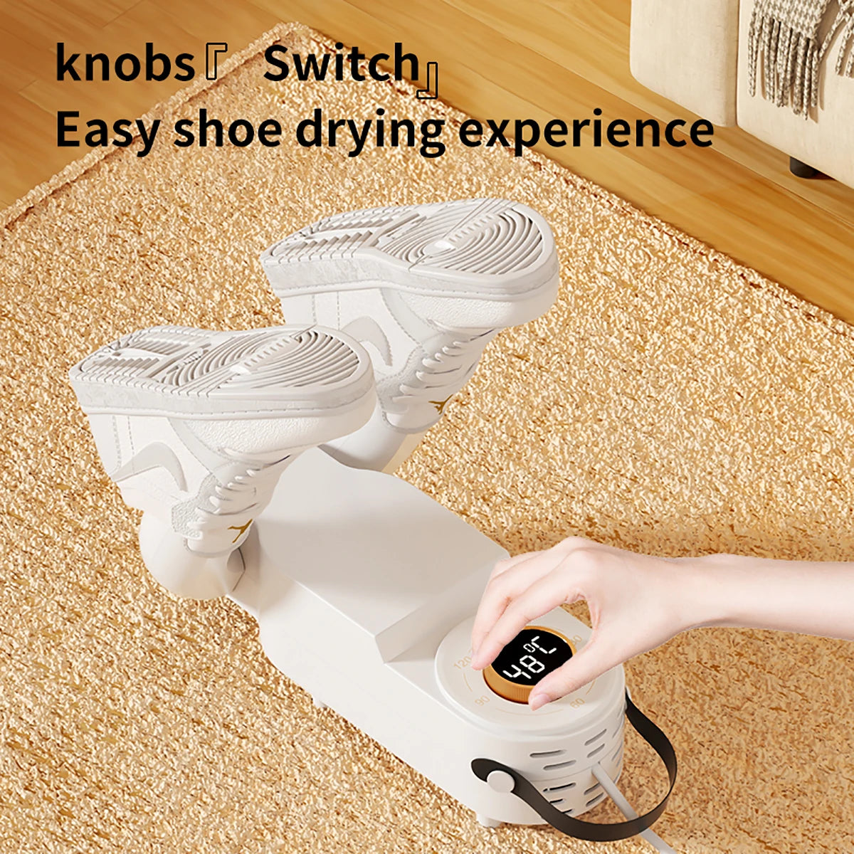 ELECTRIC SHOE DRYER & BOOT WARMER WITH UV ODOUR ELIMINATION