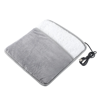 WINTER ELECTRIC FOOT WARMER | USB CHARGING PLUSH HEATING PAD