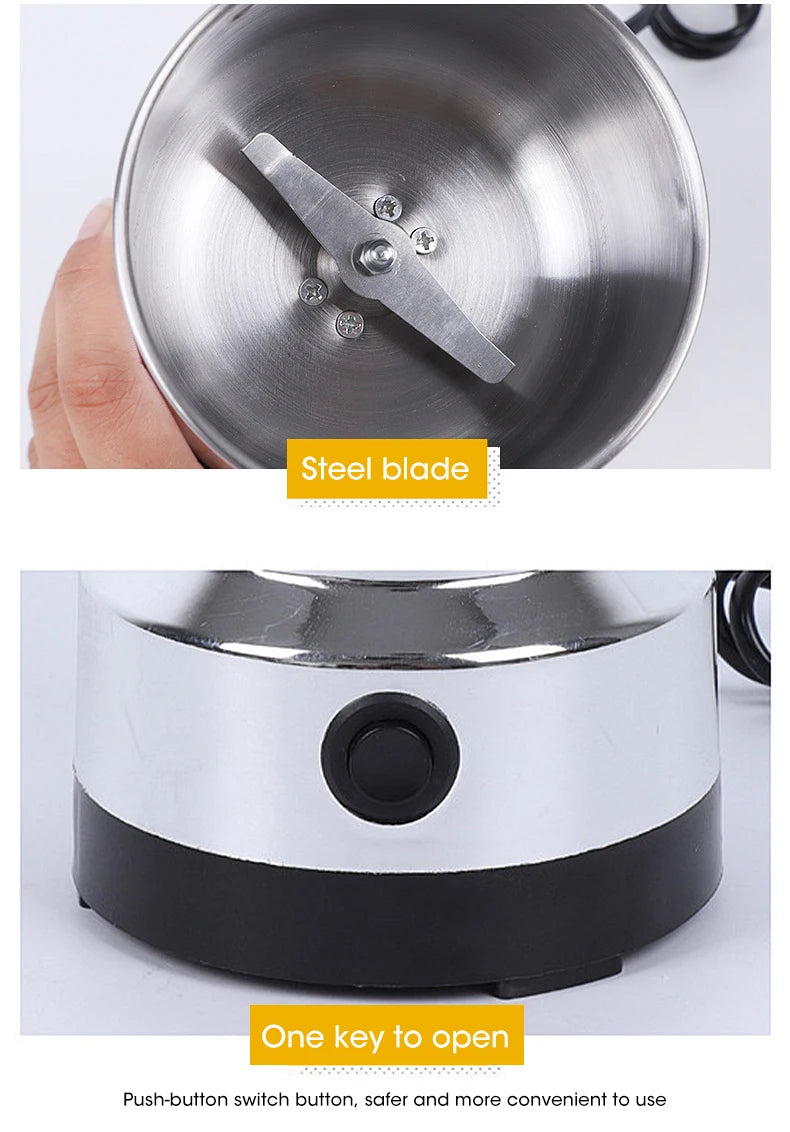 MINI ELECTRIC GRINDER | SPICE, COFFEE & FOOD MILL