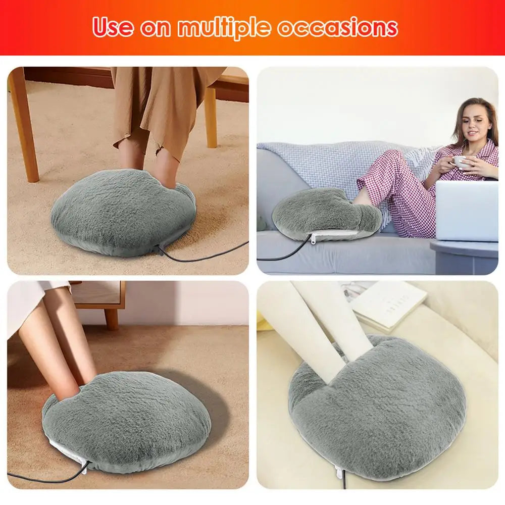 USB ELECTRIC FOOT WARMER | PLUSH WASHABLE HEATING PAD