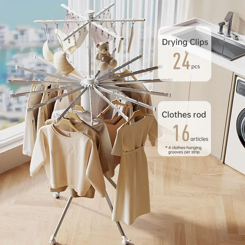 OCTOPUS FOLDING DRYING RACK | PORTABLE INDOOR CLOTHES HANGER