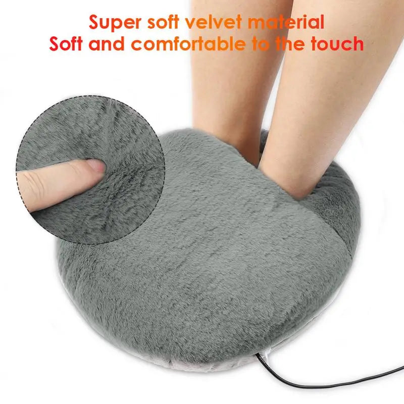 USB ELECTRIC FOOT WARMER | PLUSH WASHABLE HEATING PAD