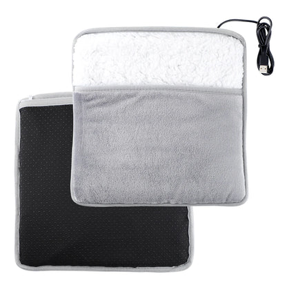 WINTER ELECTRIC FOOT WARMER | USB CHARGING PLUSH HEATING PAD