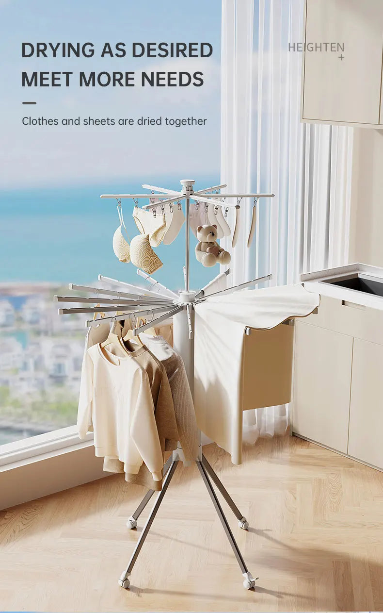 OCTOPUS FOLDING DRYING RACK | PORTABLE INDOOR CLOTHES HANGER